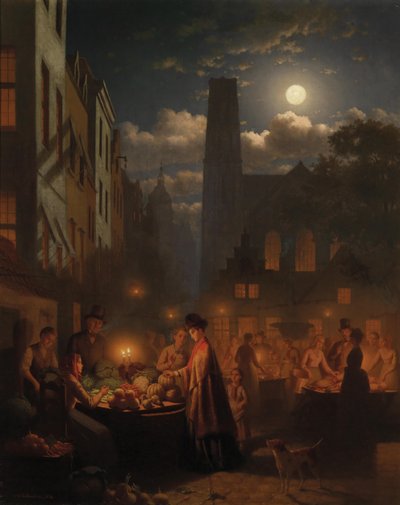 Night Vegetable Market by Johann Mongels Culverhouse